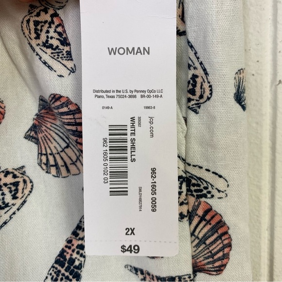 NWT Woman Plus LIZ CLAIBORNE Pull ON SEASHELL SHORTS Size 2X Beige & POCKETS $49 - Picture 5 of 14